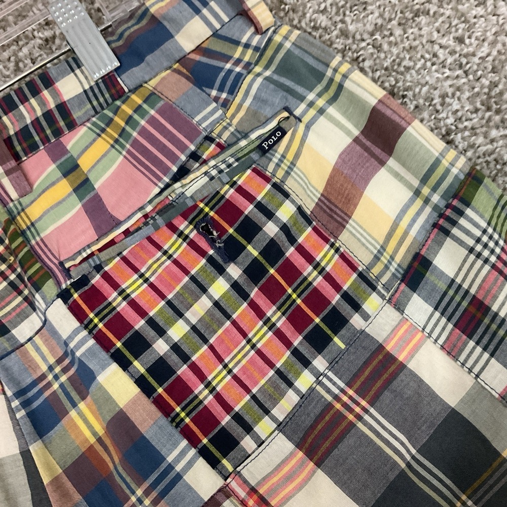 Polo Ralph Lauren Golf Resort Men's Shorts Size 32 Classic Fit Patchwork Plaid - Picture 7 of 10